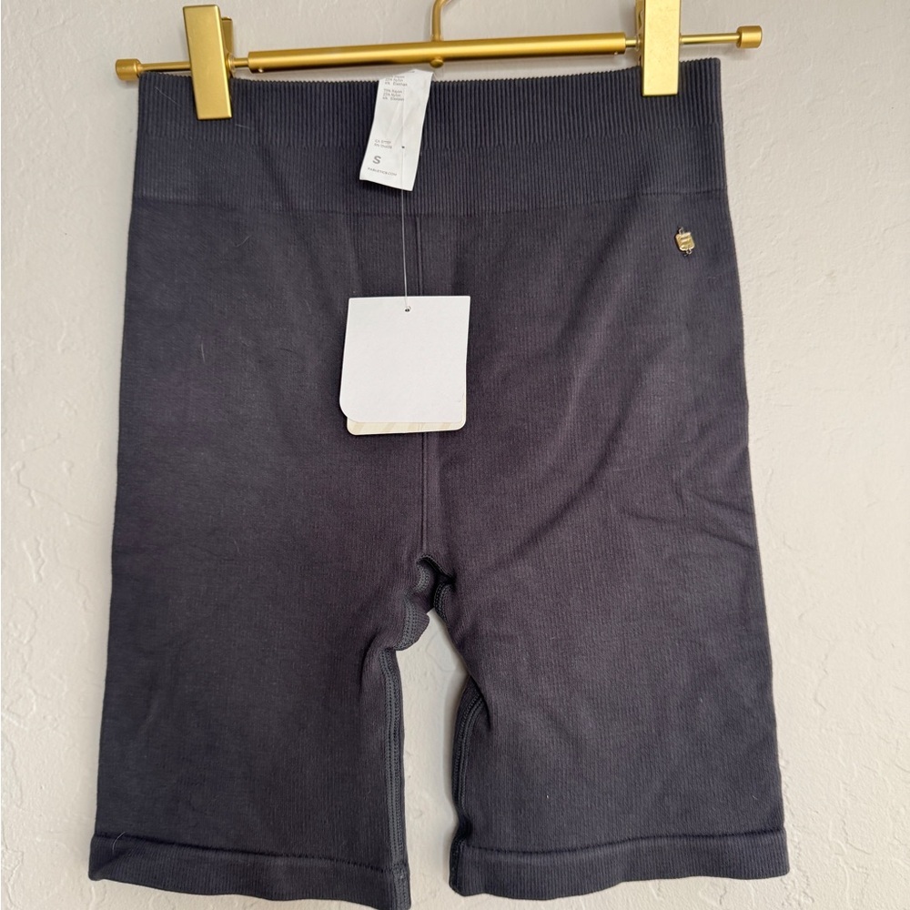 Fabletics Charcoal Bike Shorts